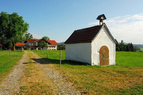 Haus Böck mit Kapelle, Hopferau im Allgäu